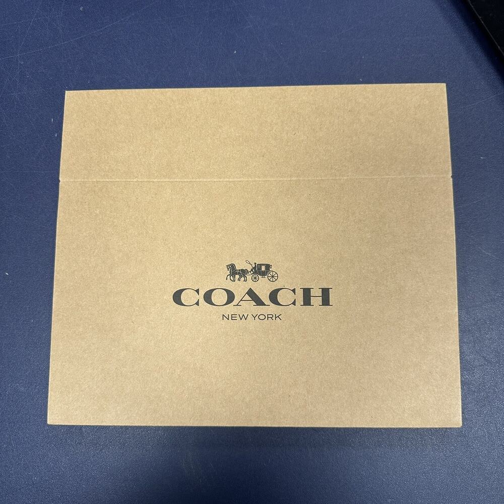 COACH Paper Brown Gift Box 10”x 6”x 2 1/2" NEW